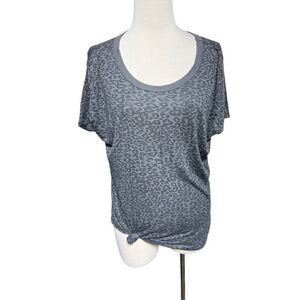 Splendid Short Sleeve Animal Print Pullover T Shirt Size Small